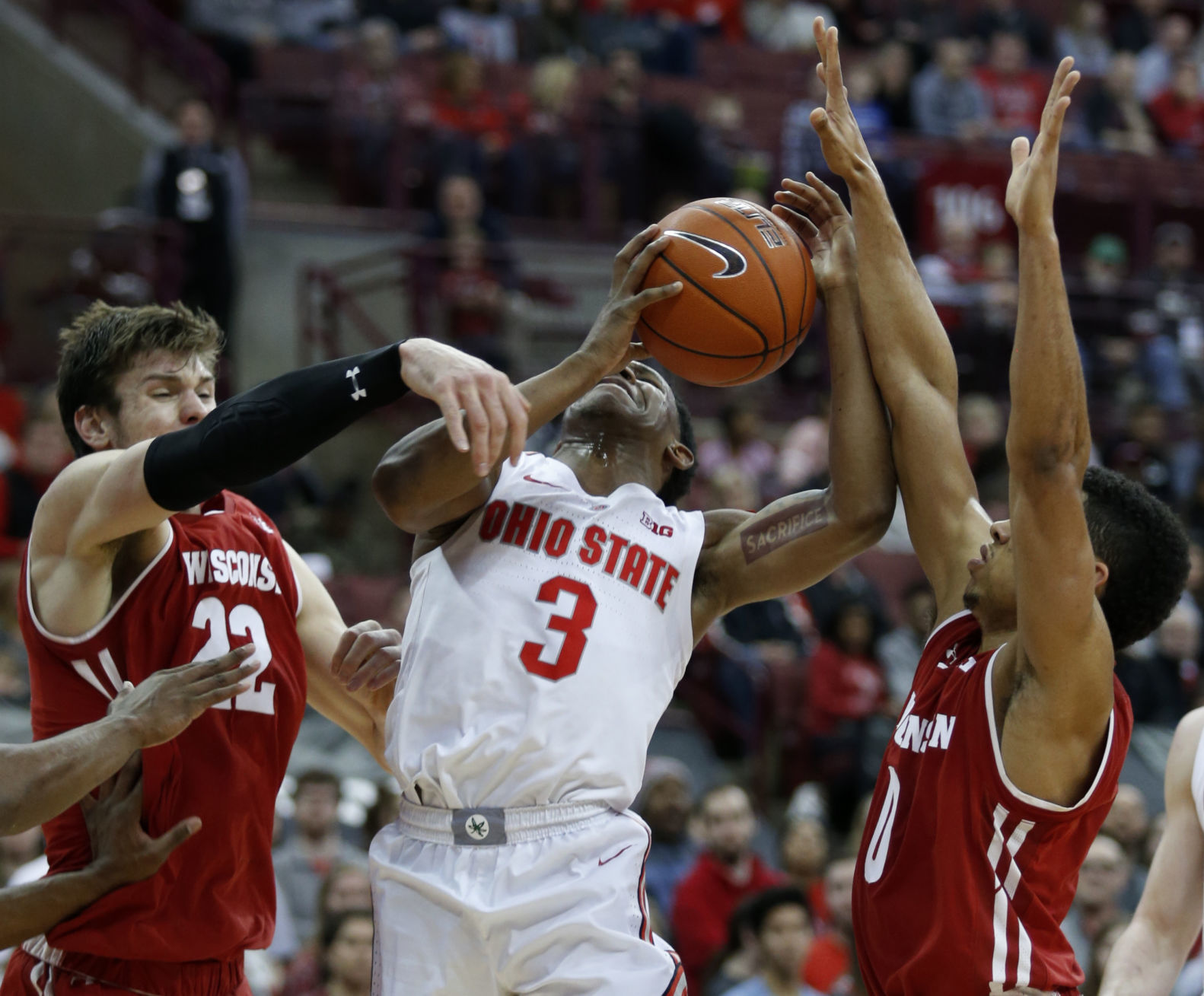 Badgers 73, Buckeyes 67 (OT)